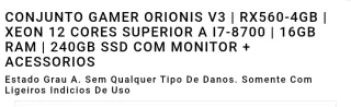 PC Gamer Completo com RGB