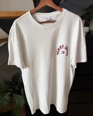 Camiseta Tommy Jeans Blanca Talla M