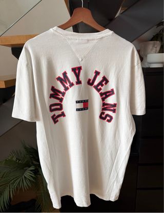 Camiseta Tommy Jeans Blanca Talla M