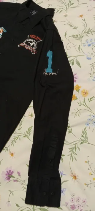 Camisa Negra Talla L Hombre