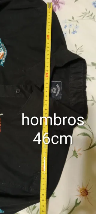 Camisa Negra Talla L Hombre