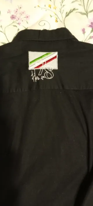 Camisa Negra Talla L Hombre