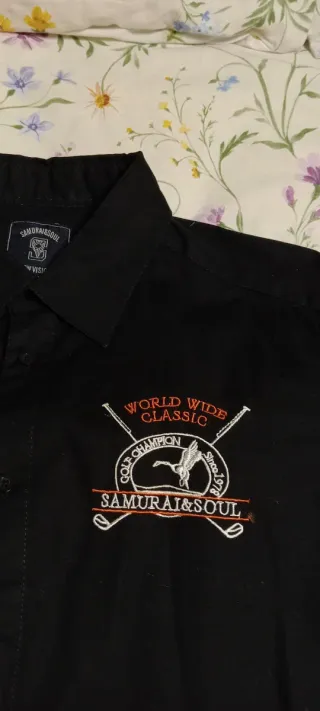 Camisa Negra Talla L Hombre