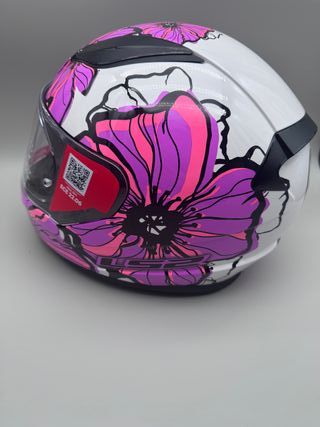 Casco Moto Integral LS2 Rapid II Poppies, talla M
