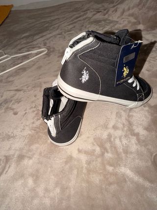 Zapatillas U.S. Polo Assn. altas negras