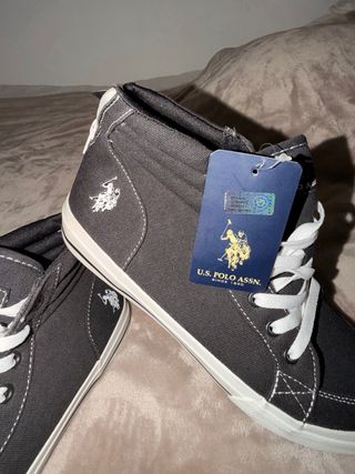Zapatillas U.S. Polo Assn. altas negras