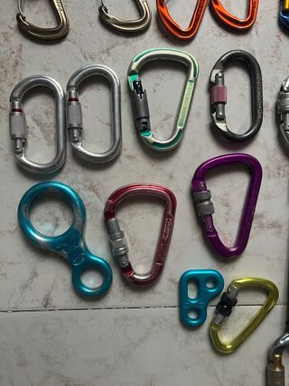 Pack Equipamiento Escalada Mosquetones y Cintas