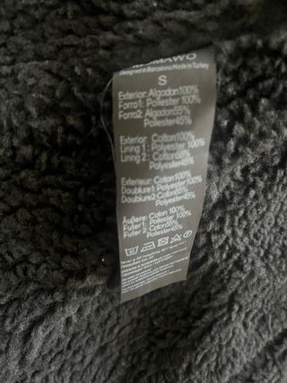 Chaqueta de porteo MOMAWO azul