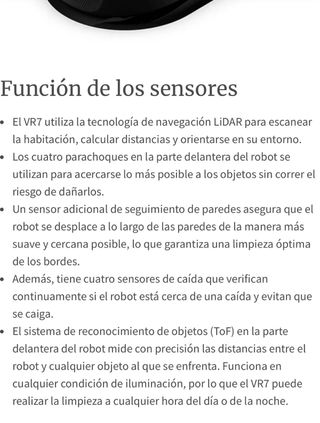 Robot Aspirador Kobold VR7 Nuevo Caja