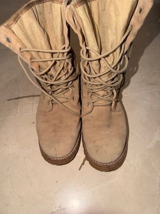 Botas militares beige