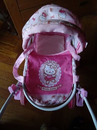COCHECITO DE MUÑECAS PLEGABLE Hello Kitty