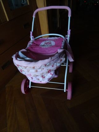 COCHECITO DE MUÑECAS PLEGABLE Hello Kitty