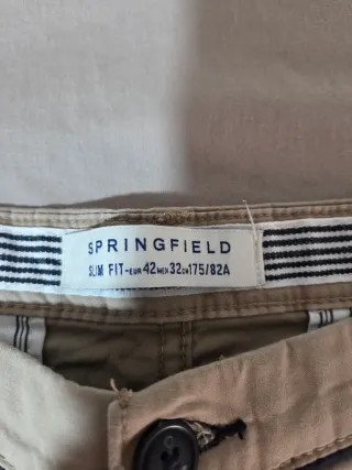 Lote 2 Pantalones Hombre Beige y Negro