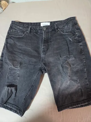 Lote 2 Pantalones Hombre Beige y Negro