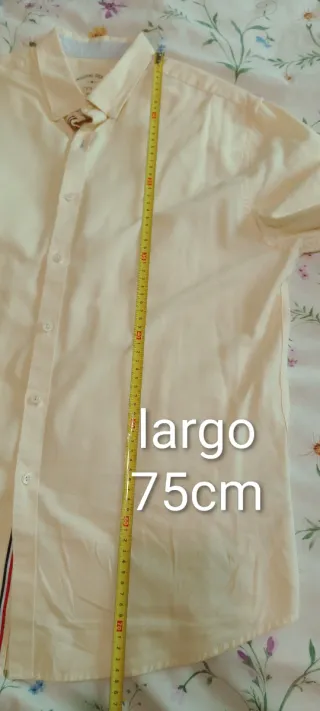 Camisa Cortefiel Milano Hombre Amarillo