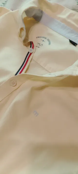 Camisa Cortefiel Milano Hombre Amarillo