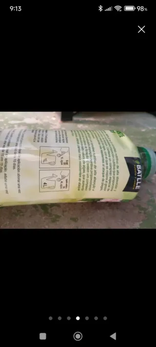 4x Fertilizante Líquido Geranios Batlle 1250ml