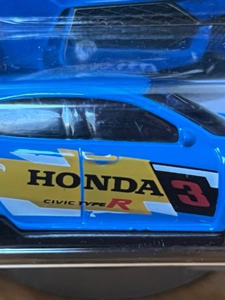Hot Wheels 2018 Honda Civic Type R blu