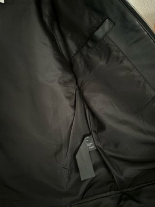 Cazadora piel sintética Pull&Bear negra