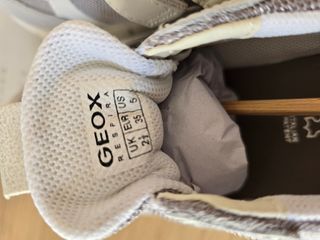 Zapatillas Geox Talla 35 Gris/Blanco
