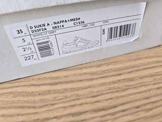 Zapatillas Geox Talla 35 Gris/Blanco