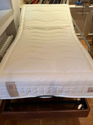 Cama articulada eléctrica con mando