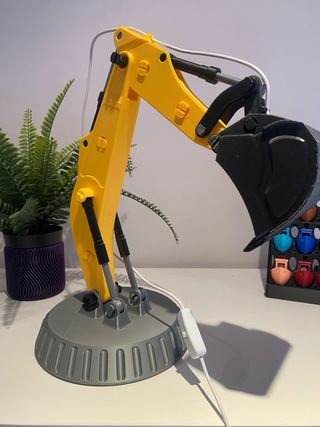 Lámpara excavadora articulada