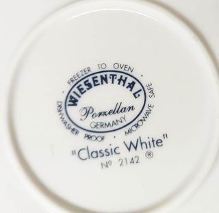 vintage Wiesentha -lsalsiera con piatto attaccato