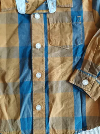 Camisa a cuadros para niño