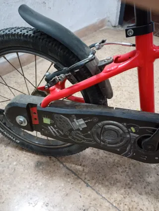 Bicicleta Btwin 16 Roja