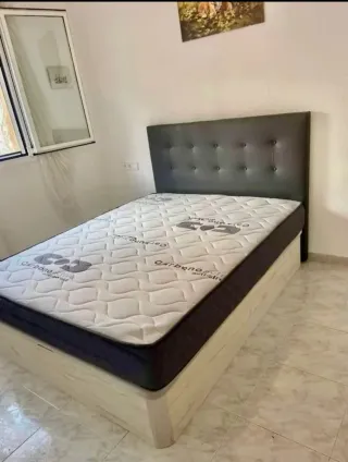 Cama canapé con colchón