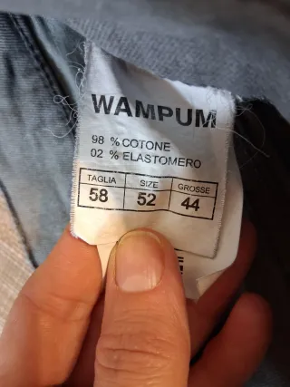 Jeans Wampum Uomo Tg 52