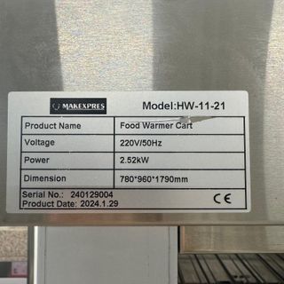 Armario Calienta Platos HW-11-21