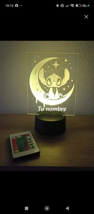 Lámpara LED Personalizada Diseño Único