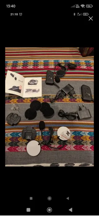 Cuffie per casco moto