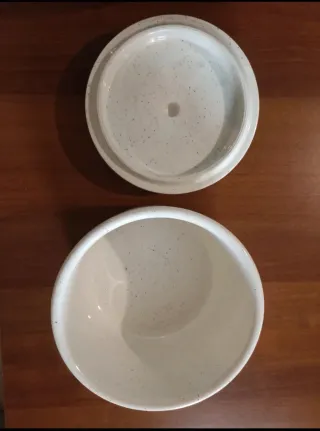 Biscottiera in ceramica decorata limoni