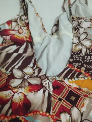 Bañador estampado floral y cebra