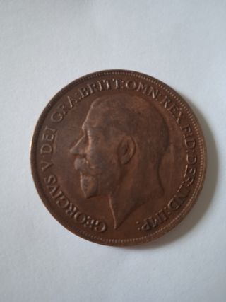Moneda Penny 1919 Georgivs V
