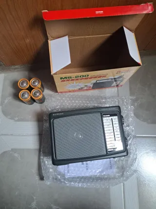 Radio Tecsun MS 200 Gris transistor portátil