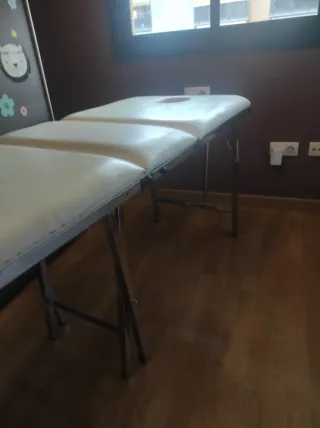 Camilla de estética plegable