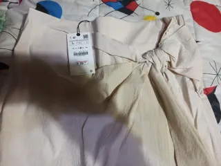 Pantalones Zara Beige tipo pareo