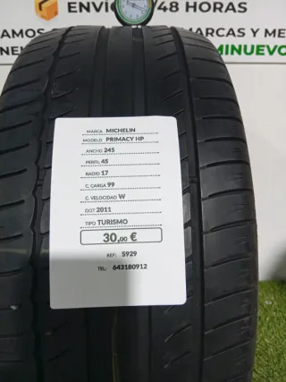245 45 17 99W MICHELIN PRIMACY HP