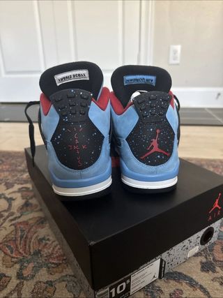 Jordan 4 Uomo Taglia 38 Blu/Rosso