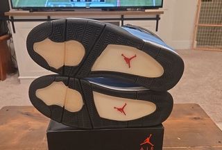 Jordan 4 Uomo Taglia 41 Blu/Rosso con Scatola