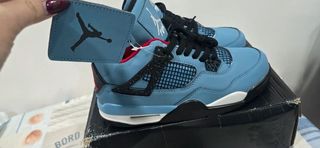 Jordan 4 Uomo Taglia 40 Blu Nuovo con Scatola