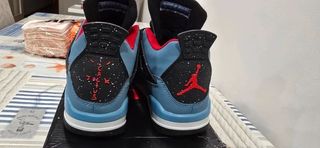 Jordan 4 Uomo Taglia 40 Blu Nuovo con Scatola