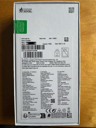 Oppo A60 5G Nuevo a Estrenar