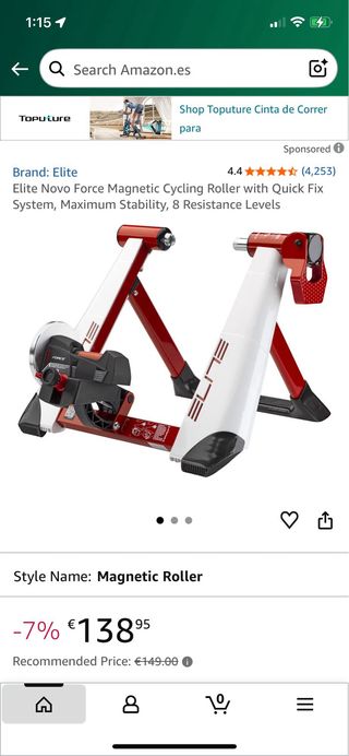 Rodillo Elite Novo Force Magnético