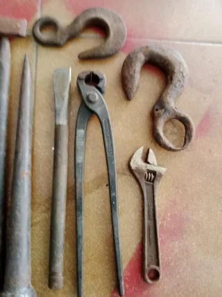 Lote herramientas antiguas