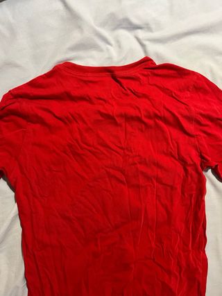 Camiseta Adidas Roja Logo Blanco